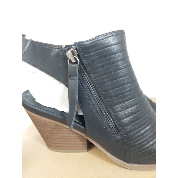 Frye and Co. Women's Size 6.5 Gianella Heeled Sandals 6.5M Black Open Heel Toe - Picture 3 of 14